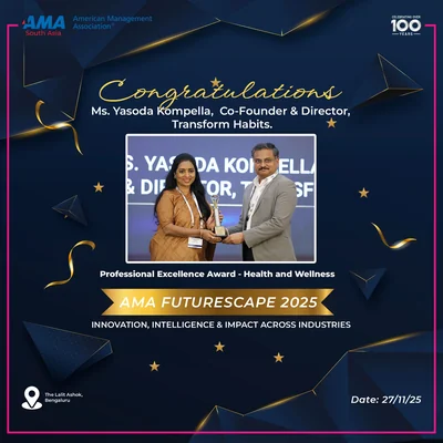 Ms. Yasoda Kompella, Co-Founder & Director, Transform Habits